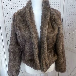 Hollister Brown Teddy Jacket